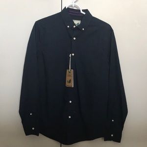 Alexander Julian Navy Blue Long Sleeve Shirt